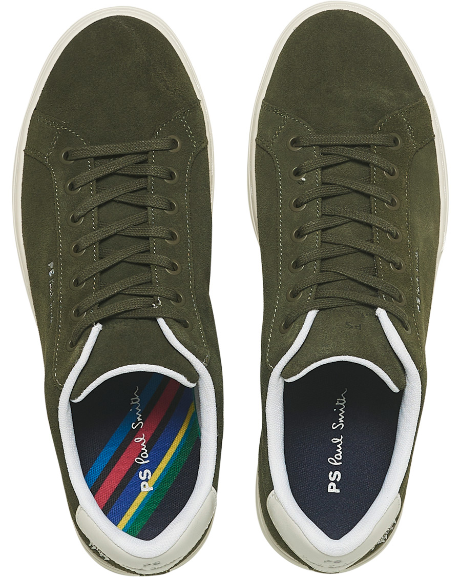 Heren | PS Paul Smith Rex Zebra Sneakers Green | PS Paul Smith | Rex Zebra Sneakers Green