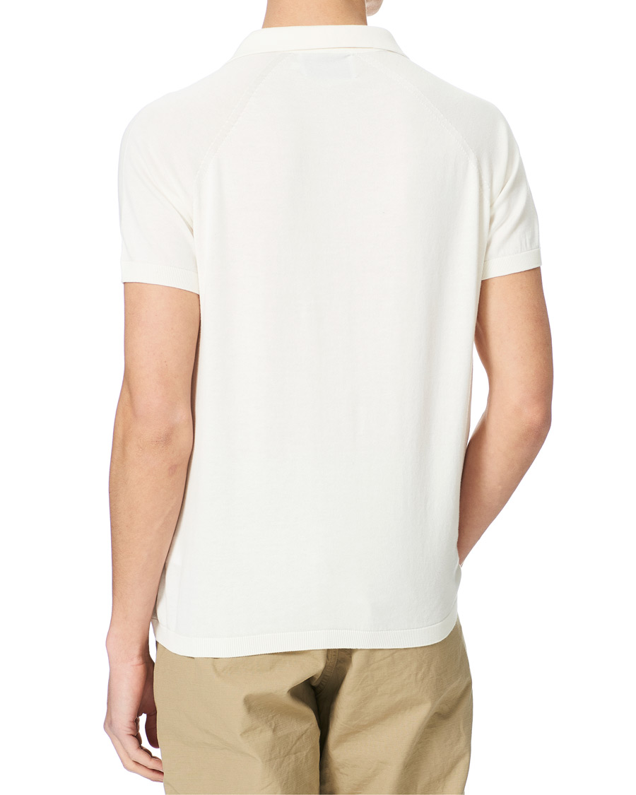 Heren | Polo's | Peregrine | Emery Knitted Cotton Polo White