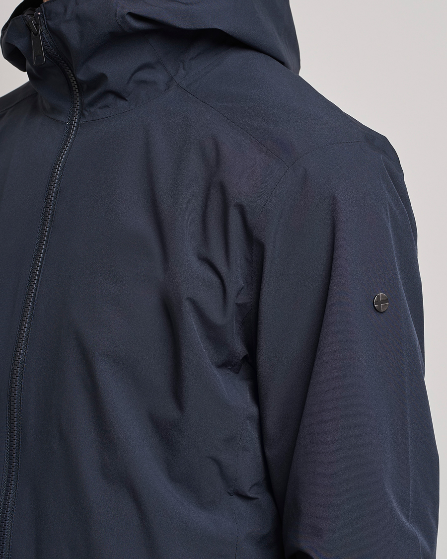 Heren | Jassen | Scandinavian Edition | Hood Waterproof Jacket Midnight Blue