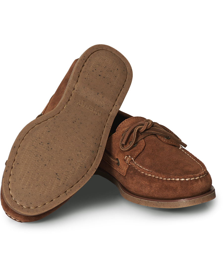 Heren | Sperry Gold Cup Authentic Suede Original Boat Shoe Brown | Sperry | Gold Cup Authentic Suede Original Boat Shoe Brown