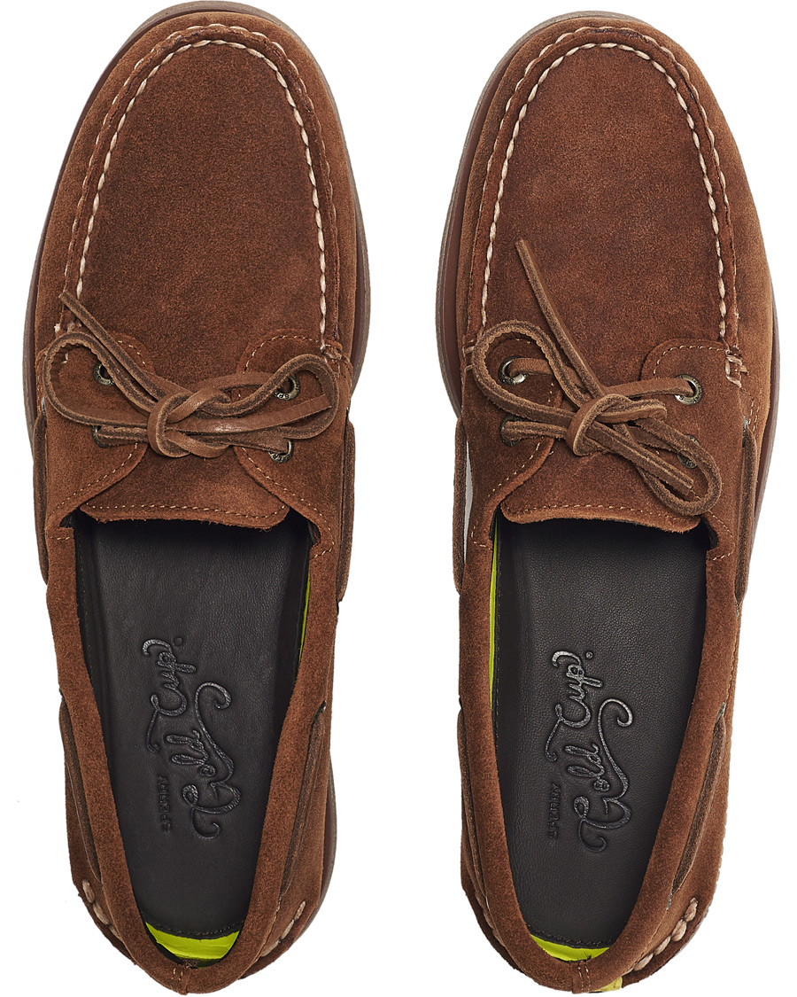 Heren | Sperry Gold Cup Authentic Suede Original Boat Shoe Brown | Sperry | Gold Cup Authentic Suede Original Boat Shoe Brown