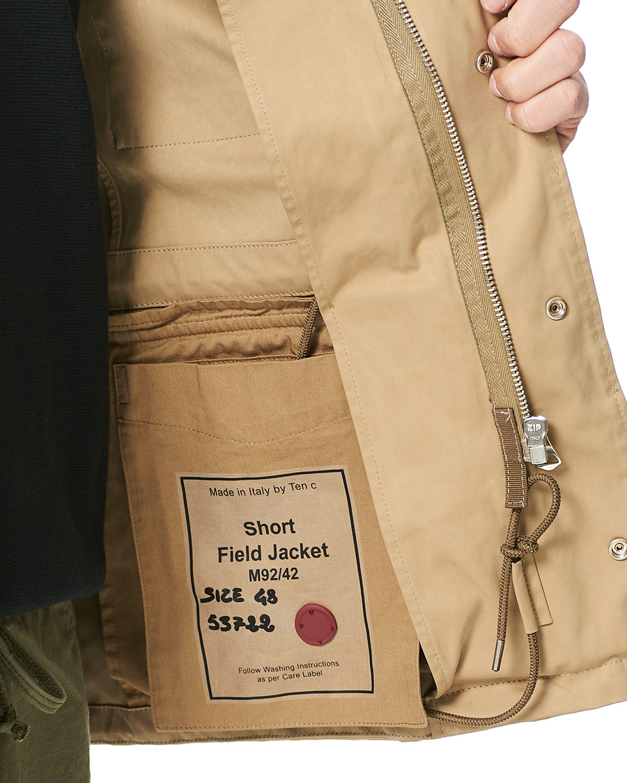 Heren | Jassen | Ten c | 9 oz Short Field Jacket Beige