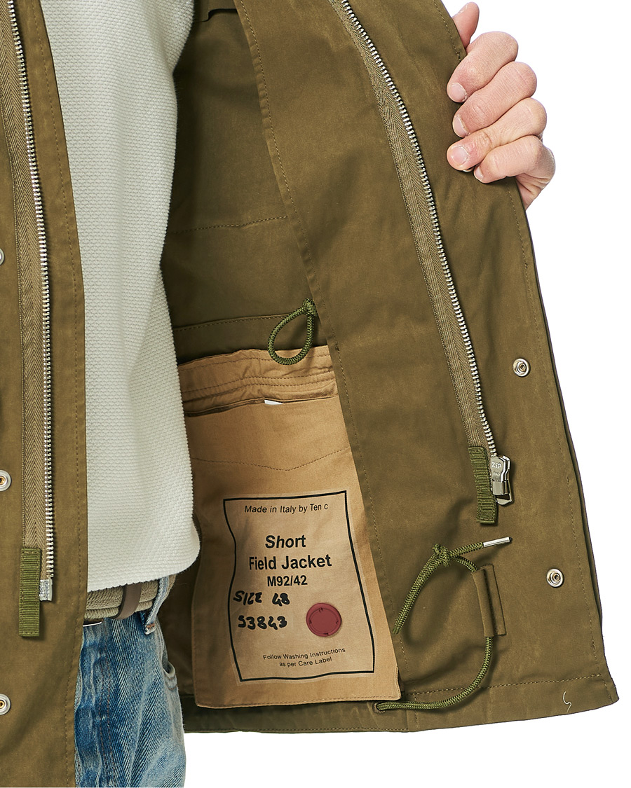 Heren | Jassen | Ten c | 9 oz Short Field Jacket Olive