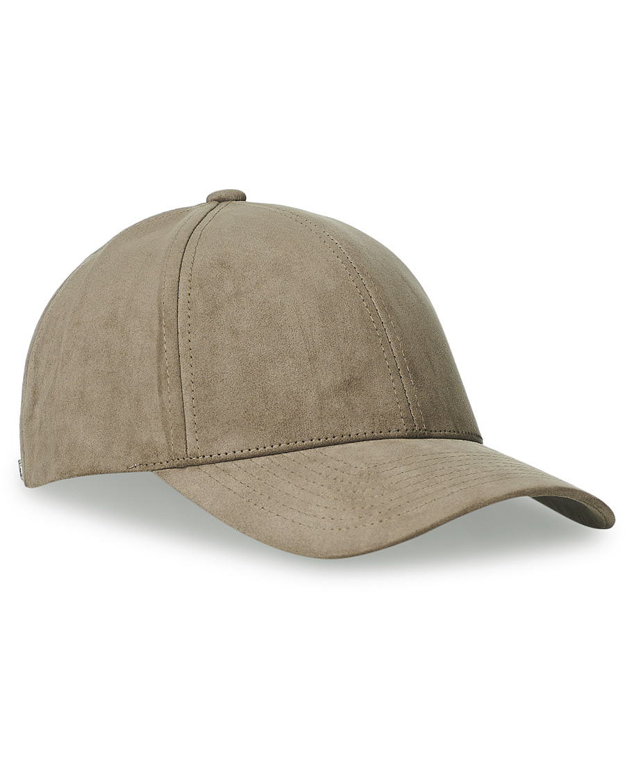 Heren | Varsity Headwear Alcantara Baseball Cap Stone Beige | Varsity Headwear | Alcantara Baseball Cap Stone Beige