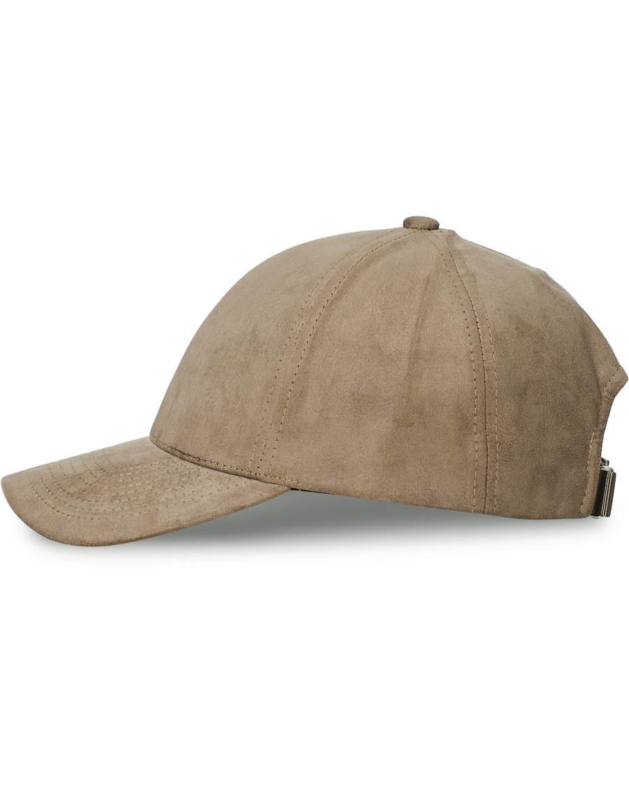 Heren | Varsity Headwear Alcantara Baseball Cap Stone Beige | Varsity Headwear | Alcantara Baseball Cap Stone Beige