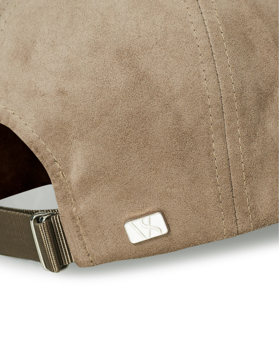 Heren | Varsity Headwear Alcantara Baseball Cap Stone Beige | Varsity Headwear | Alcantara Baseball Cap Stone Beige