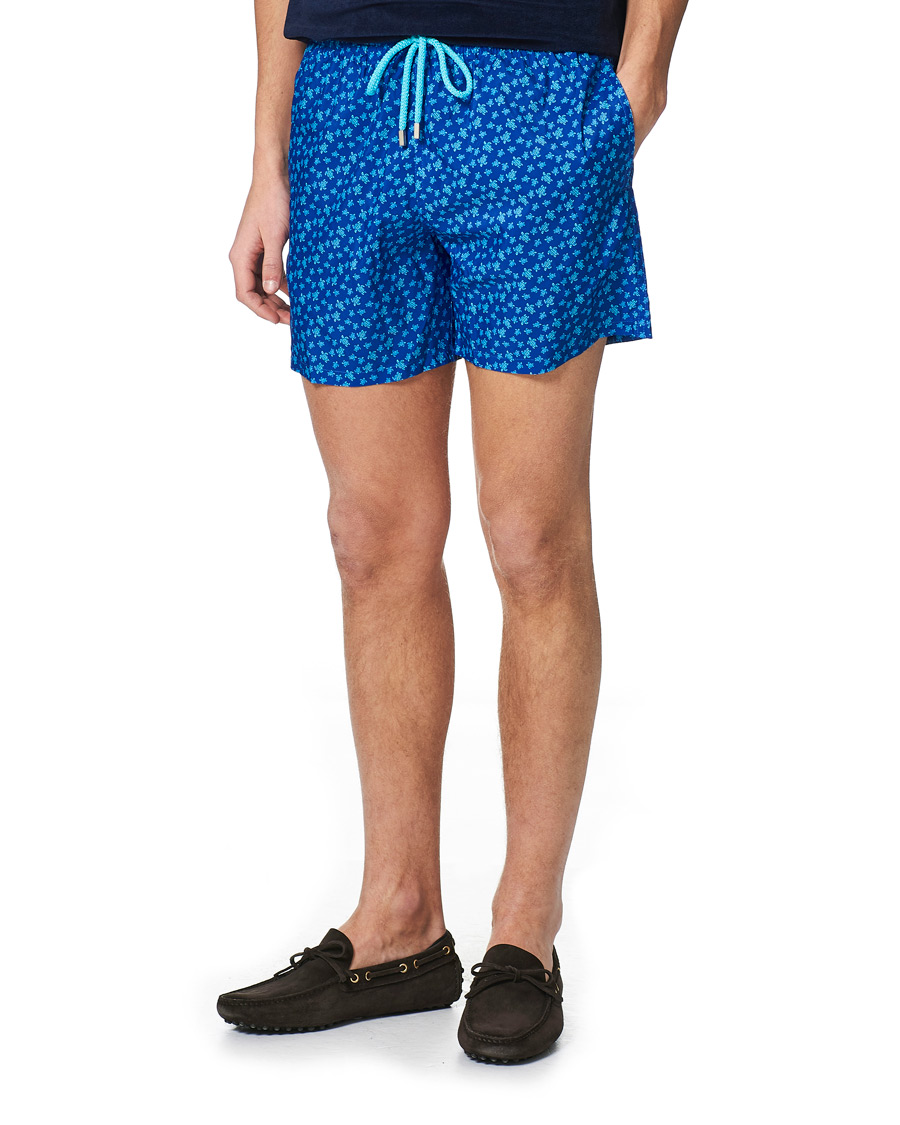 Heren | Zwembroek | Vilebrequin | Mahina Swim Shorts Blue De Mar
