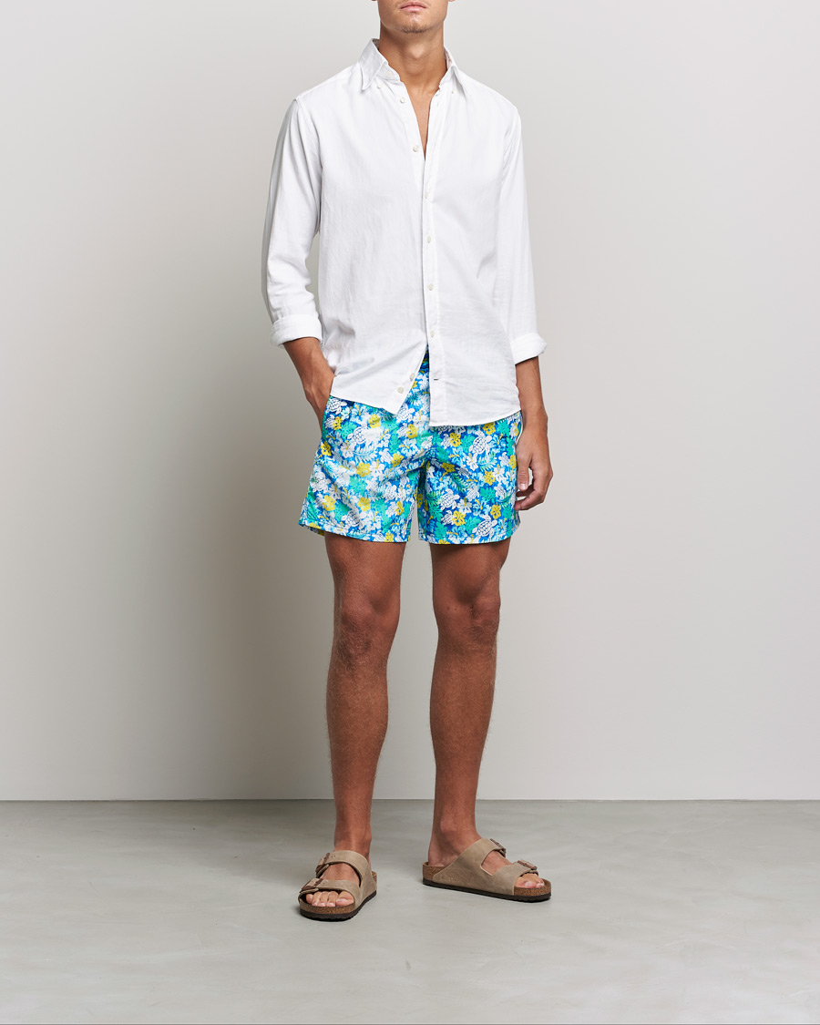 Heren | Zwembroek | Vilebrequin | Moorea Swim Shorts Blue Lazuli