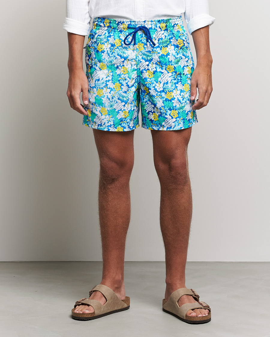 Heren | Zwembroek | Vilebrequin | Moorea Swim Shorts Blue Lazuli