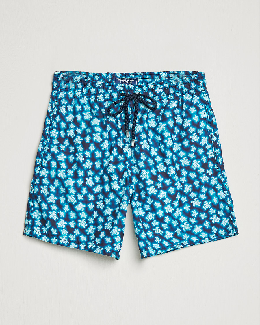 Heren | Zwembroek | Vilebrequin | Moorea Swim Shorts Bleu Marine