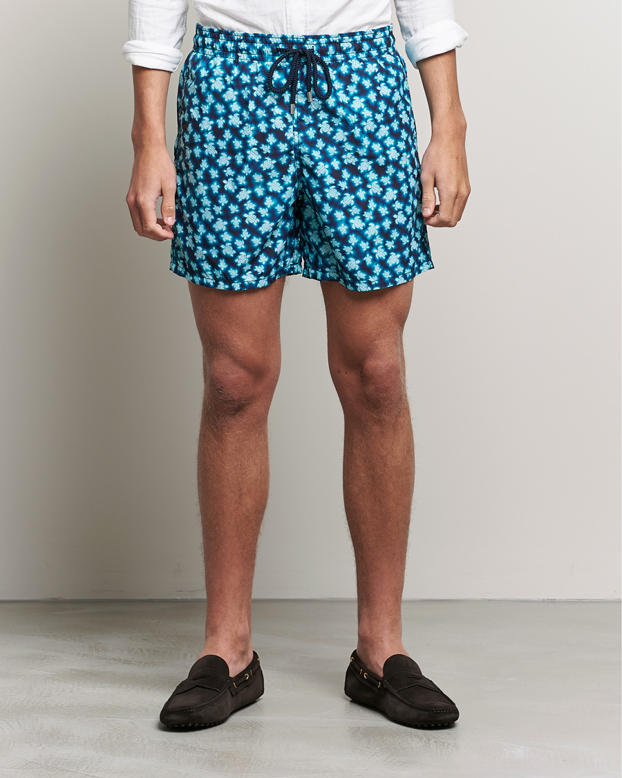 Heren | Zwembroek | Vilebrequin | Moorea Swim Shorts Bleu Marine
