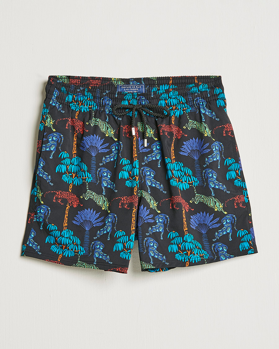 Heren | Zwembroek | Vilebrequin | Moorise Swim Shorts Noir