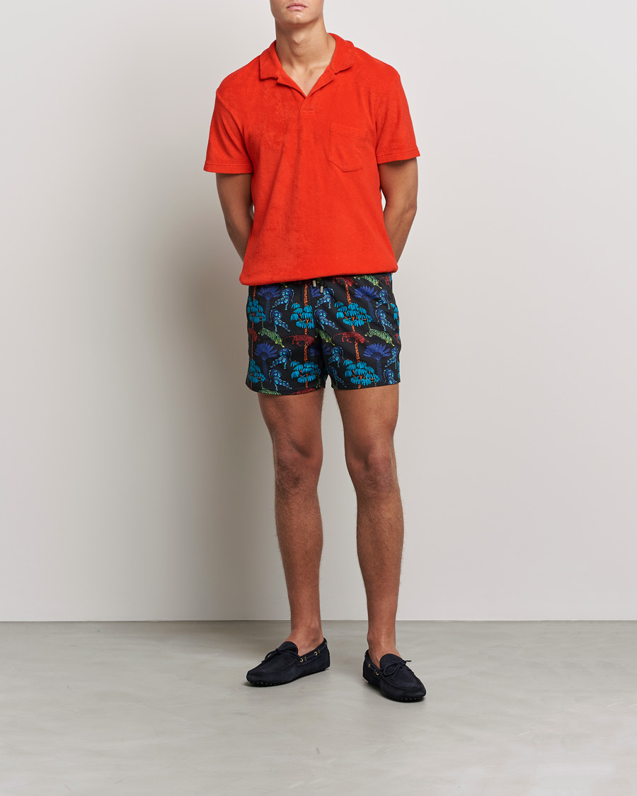 Heren | Zwembroek | Vilebrequin | Moorise Swim Shorts Noir
