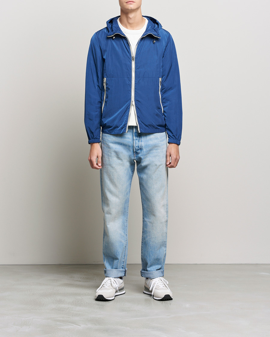 Heren | Jassen | Woolrich | Crinikle Windbreaker Jacket Horizon Navy