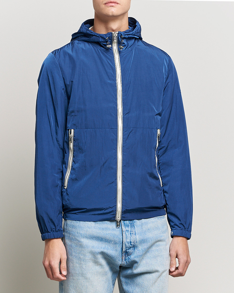 Heren | Jassen | Woolrich | Crinikle Windbreaker Jacket Horizon Navy