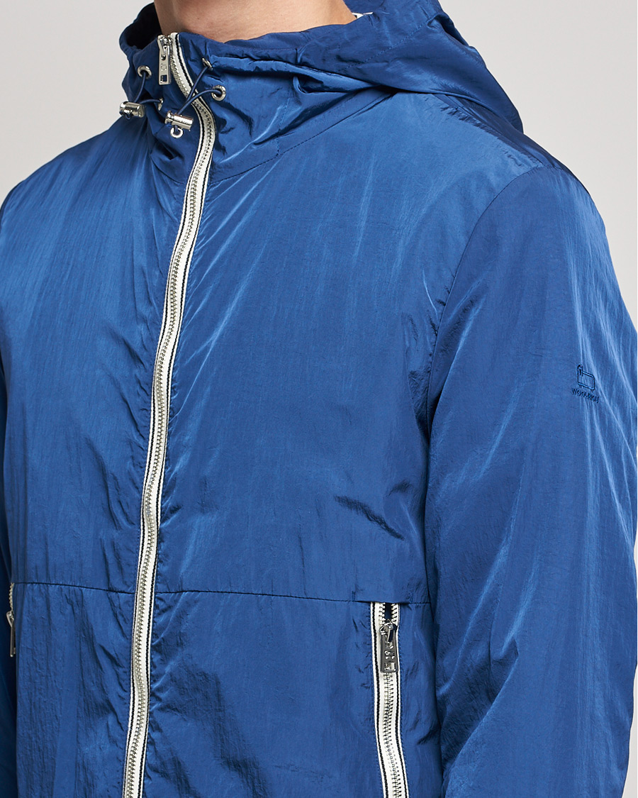 Heren | Jassen | Woolrich | Crinikle Windbreaker Jacket Horizon Navy