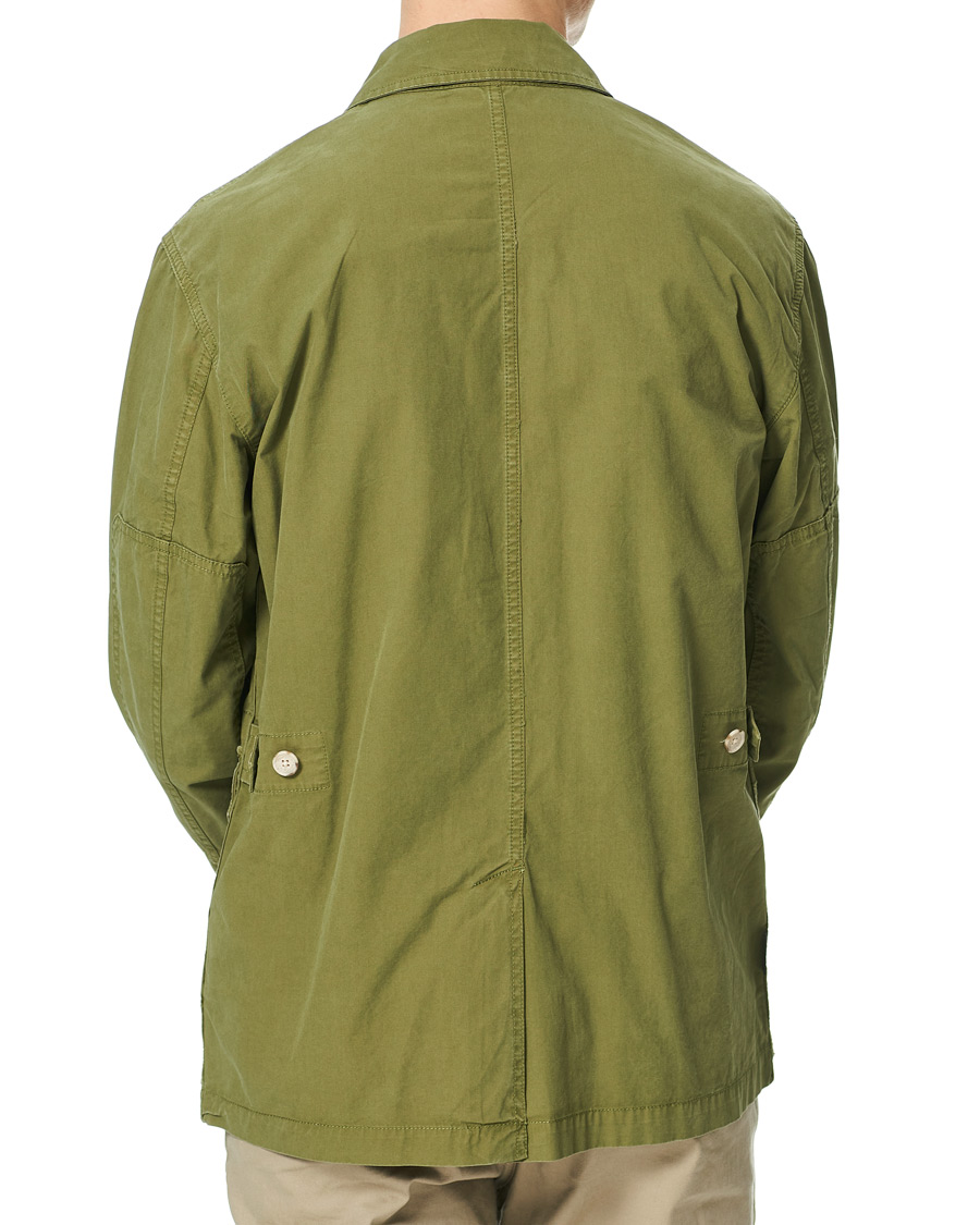 Heren | Overhemden | Woolrich | Military Cotton Field Shirt Jacket Ivy Green