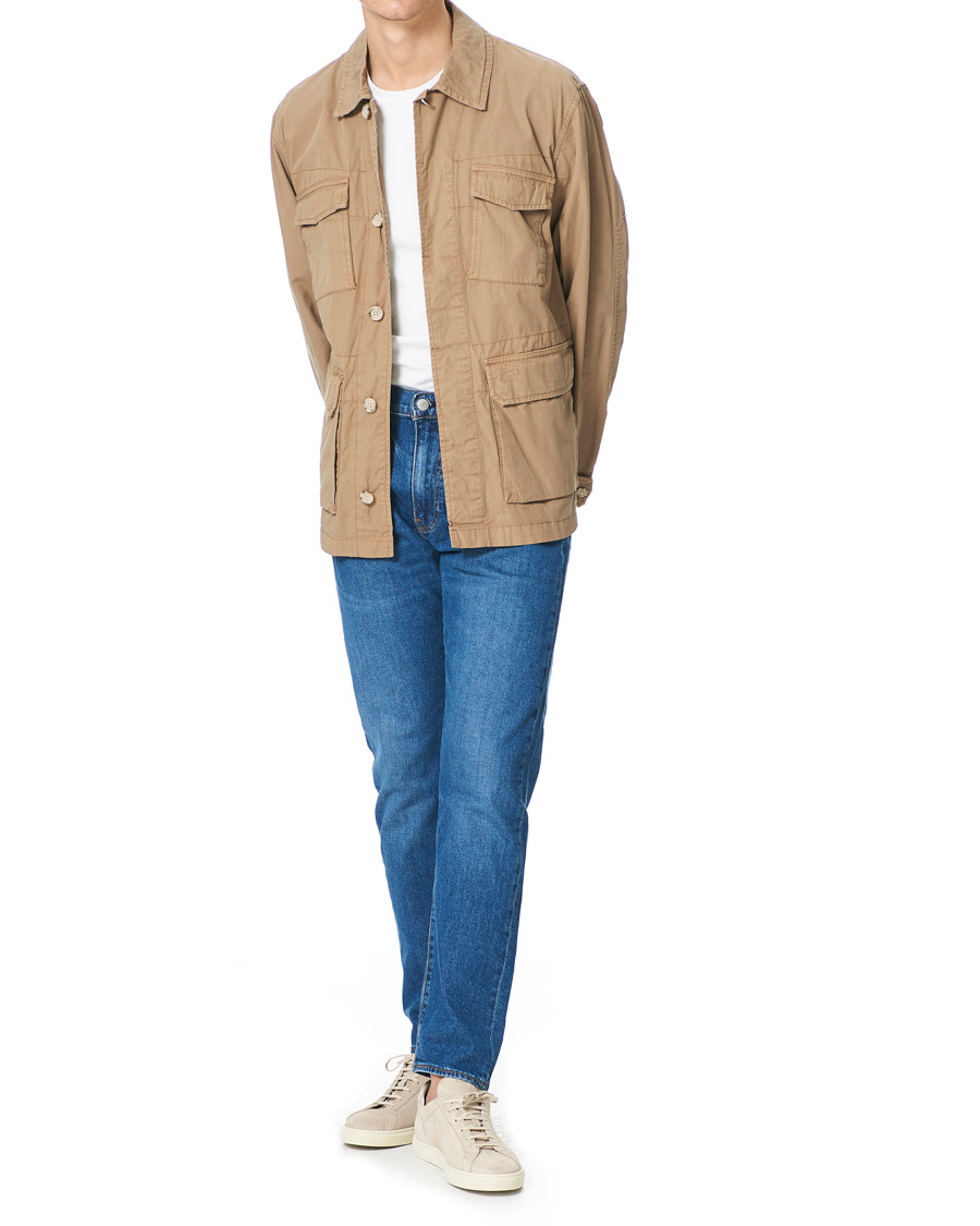 Heren | Overhemden | Woolrich | Military Cotton Field Shirt Jacket Khaki