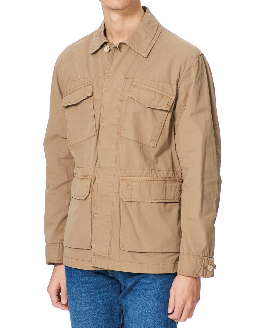 Heren | Overhemden | Woolrich | Military Cotton Field Shirt Jacket Khaki
