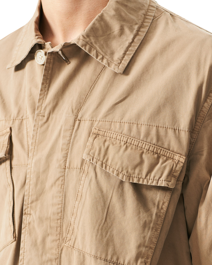 Heren | Overhemden | Woolrich | Military Cotton Field Shirt Jacket Khaki