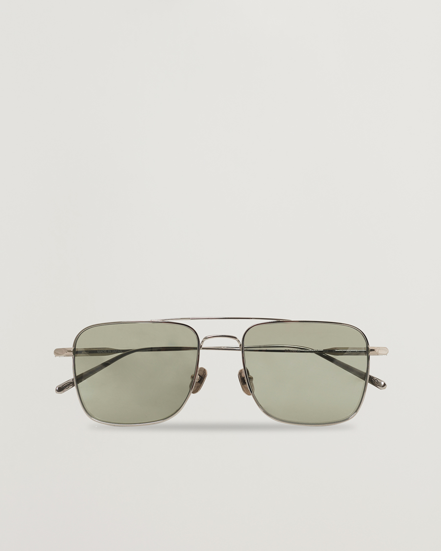 Heren | Zonnebrillen | Brioni | BR0101S Sunglasses Silver/Green