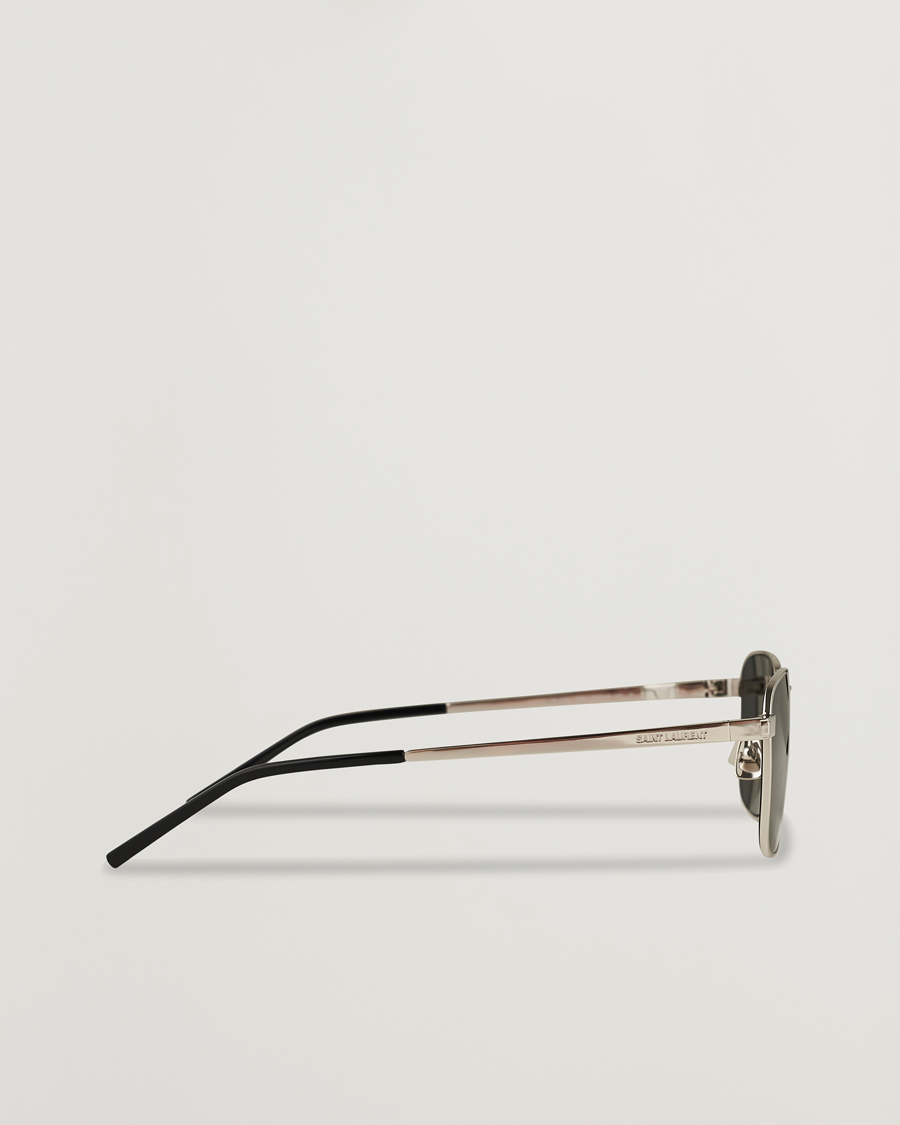 Heren | Saint Laurent SL 529 Sunglasses Silver/Grey | Saint Laurent | SL 529 Sunglasses Silver/Grey