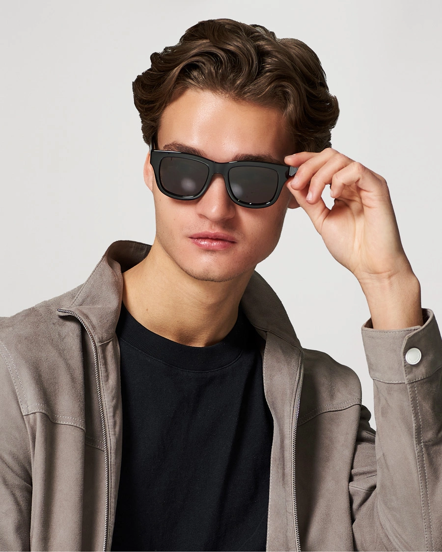 Heren | D-frame zonnebrillen | Gucci | GG1135S Sunglasses Black/Grey