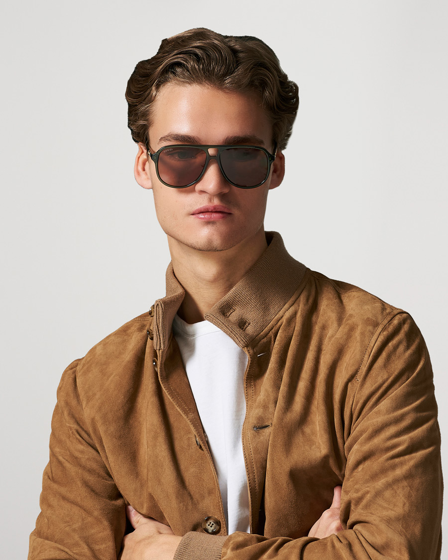 Heren |  | Gucci | GG1156S Sunglasses Green/Brown