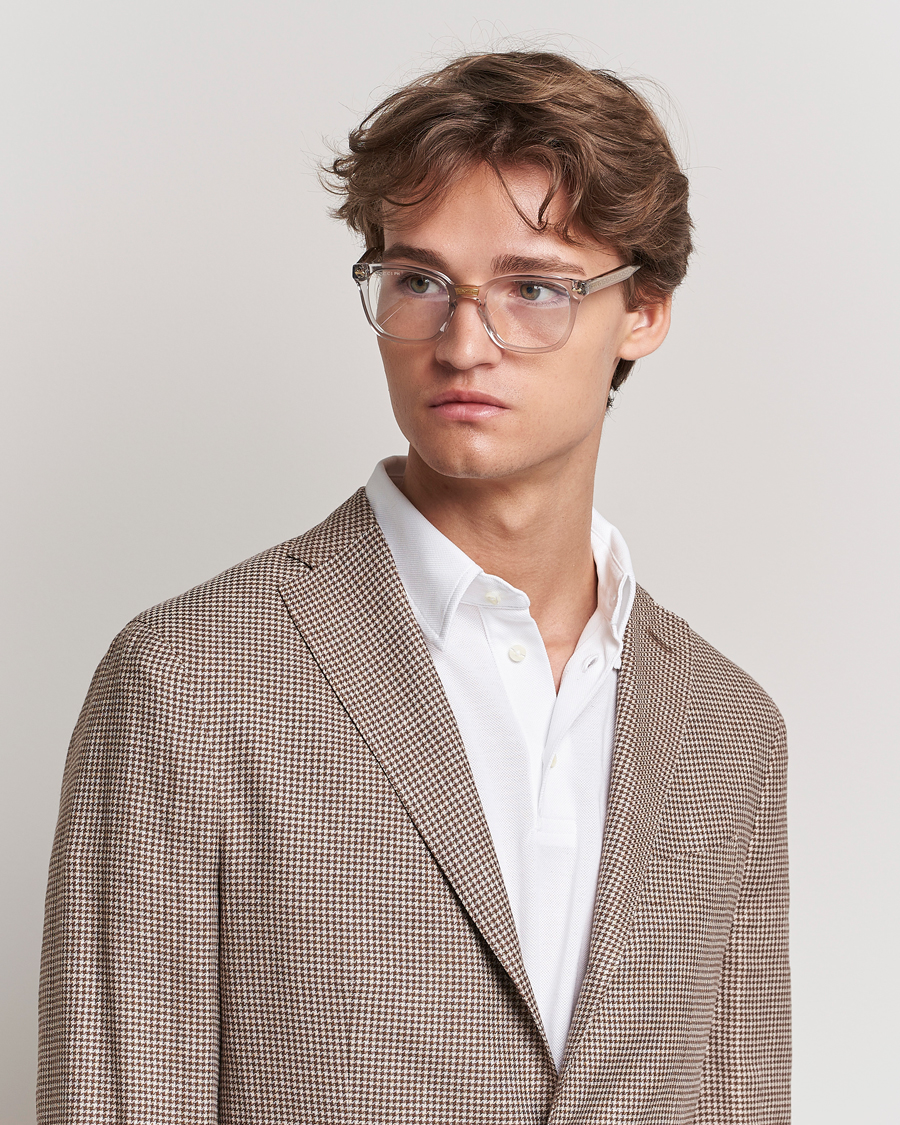 Heren | D-frame zonnebrillen | Gucci | GG0184S Photochromic Sunglasses Grey/Transparent