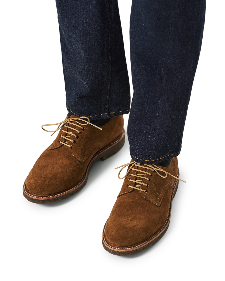 Heren | Loake 1880 Chichester Suede Derby Tobacco | Loake 1880 | Chichester Suede Derby Tobacco