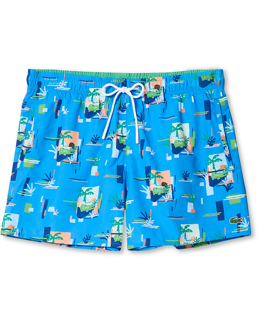 Heren | Zwembroek | Lacoste | Print Light Swimming Trunks Etehereal