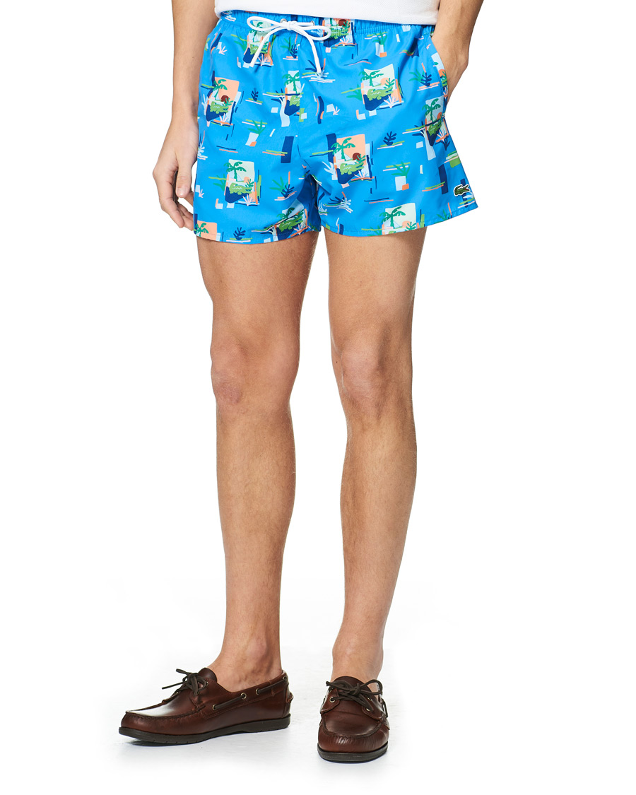 Heren | Zwembroek | Lacoste | Print Light Swimming Trunks Etehereal