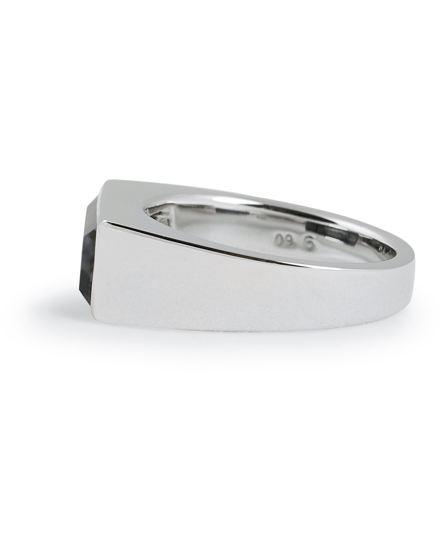 Heren | Tom Wood Peaky Ring Larvikite Silver | Tom Wood | Peaky Ring Larvikite Silver