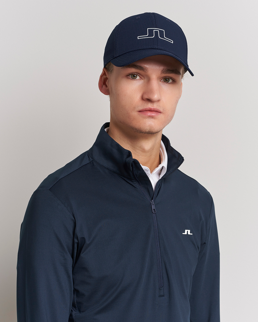 Heren | Petten | J.Lindeberg | Caden Golf Cap Navy