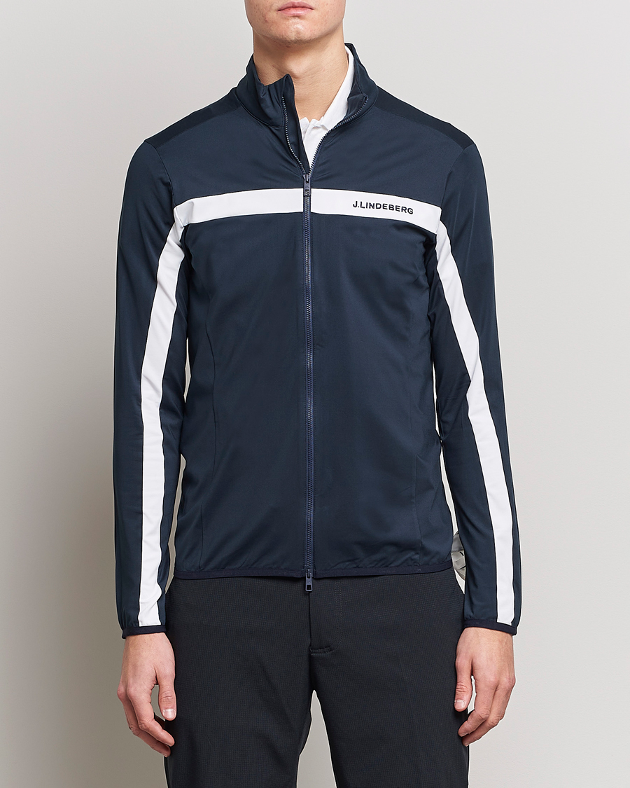 Heren | Full-zip | J.Lindeberg | Jarvis Mid Layer Jacket Navy