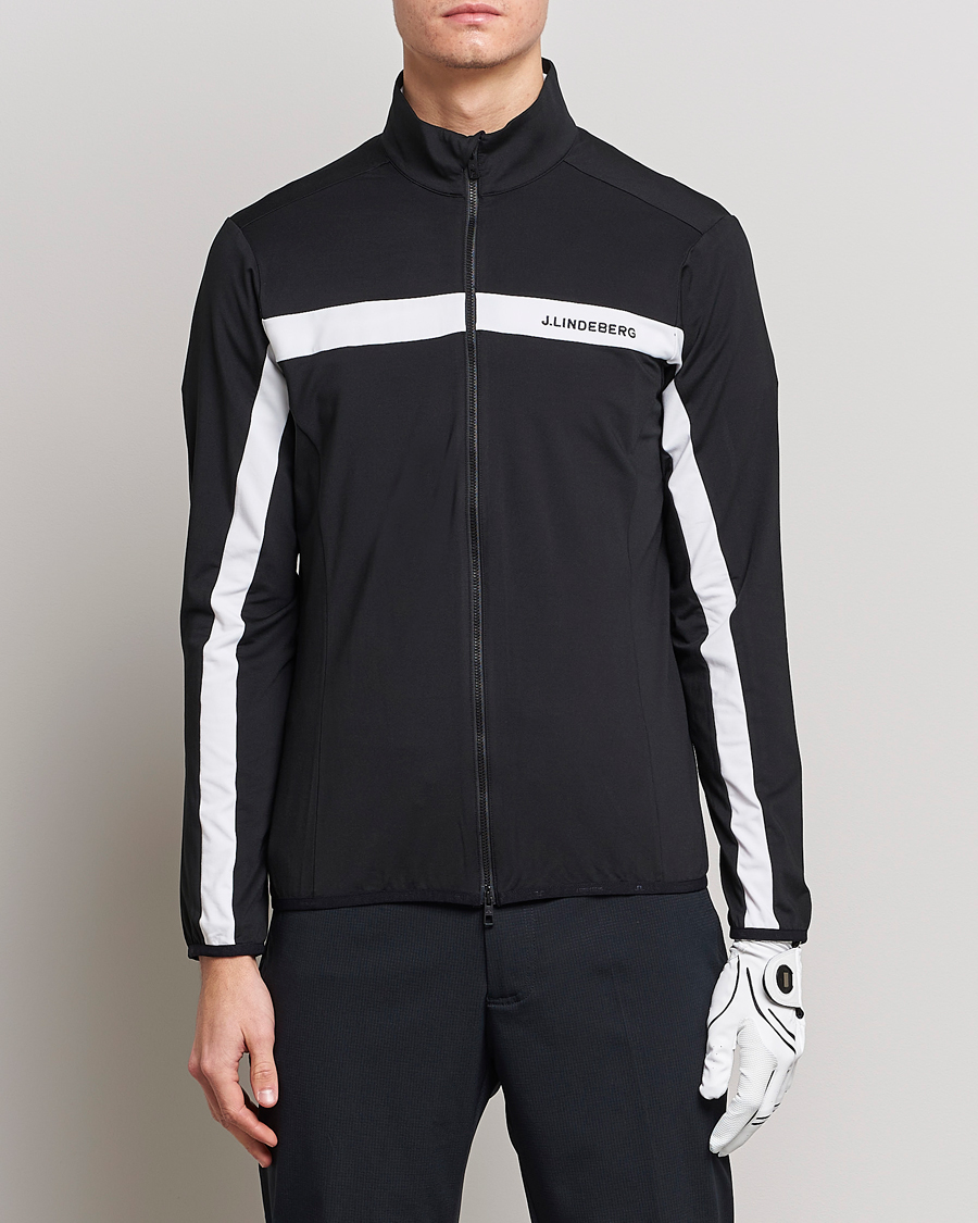 Heren | Full-zip | J.Lindeberg | Jarvis Mid Layer Jacket Black