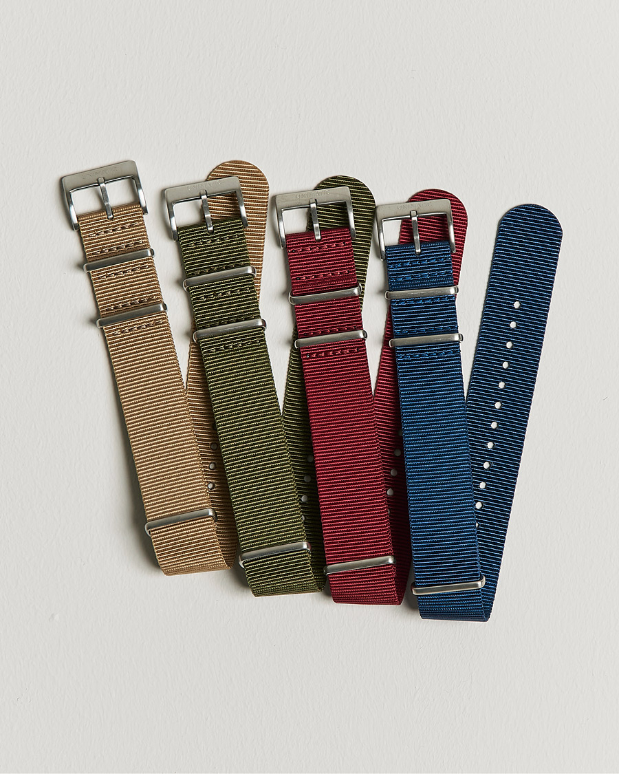 Heren | Horlogebandjes | UNIMATIC | Heritage Nato Steel 22mm Strap Set Multi