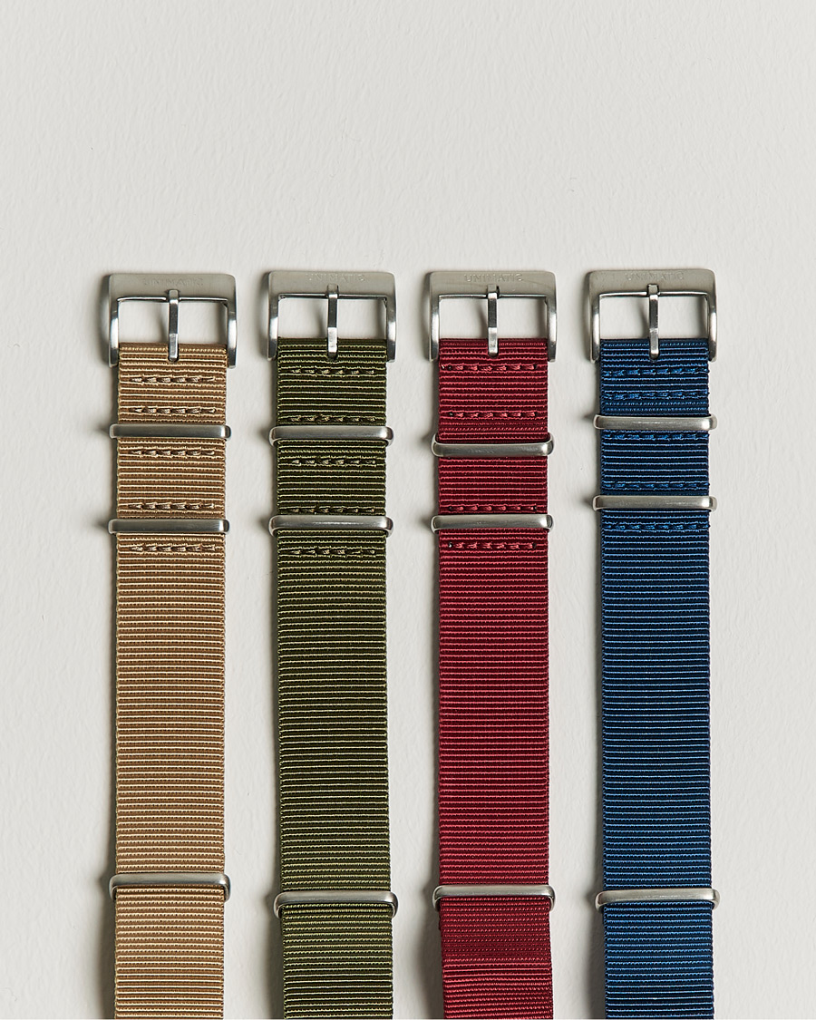 Heren | Horlogebandjes | UNIMATIC | Heritage Nato Steel 22mm Strap Set Multi