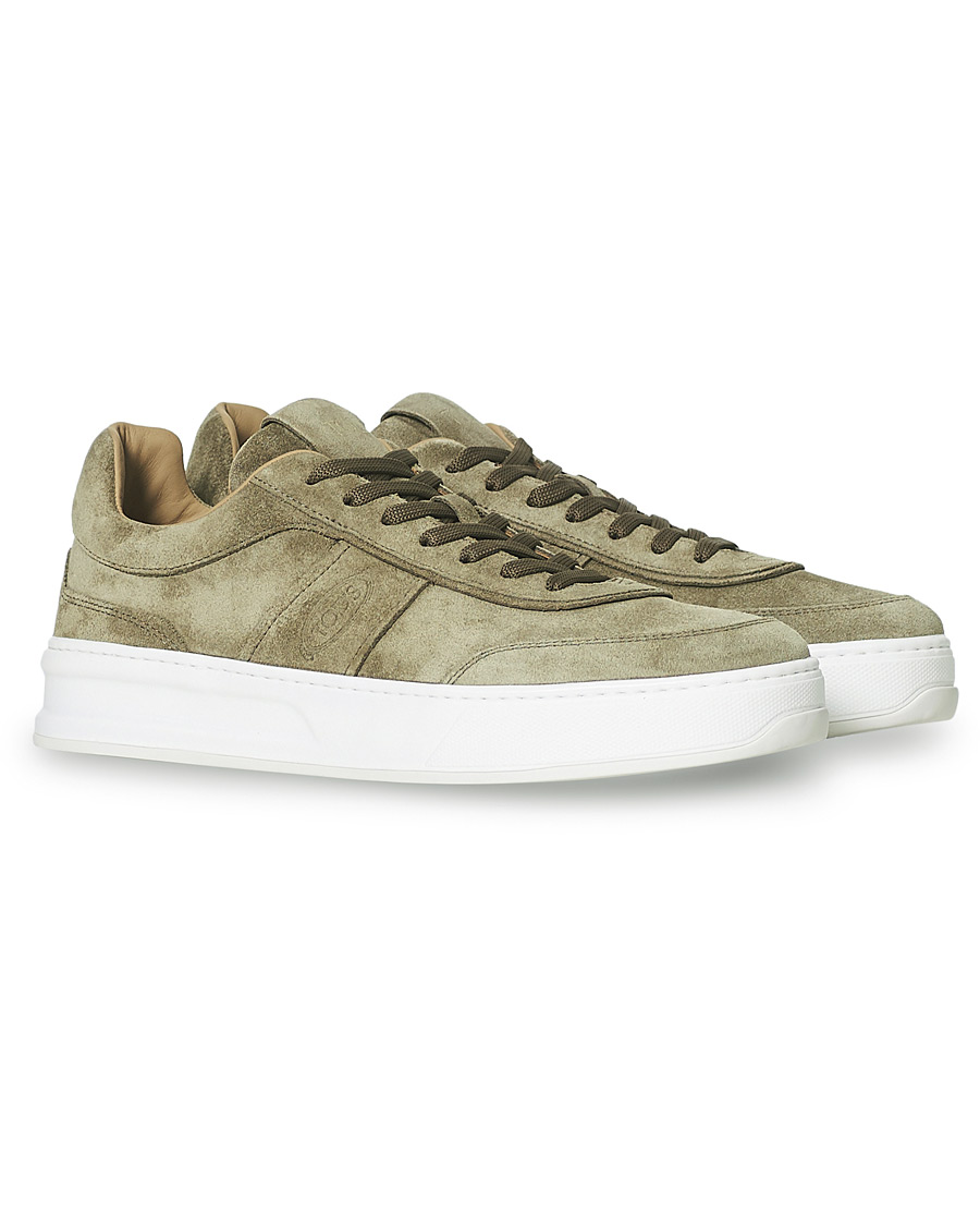 Heren | Tod's Cassetta Alta Sneaker Taupe Suede | Tod's | Cassetta Alta Sneaker Taupe Suede