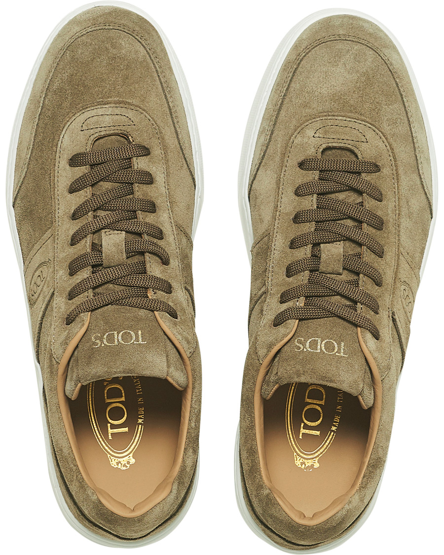 Heren | Tod's Cassetta Alta Sneaker Taupe Suede | Tod's | Cassetta Alta Sneaker Taupe Suede