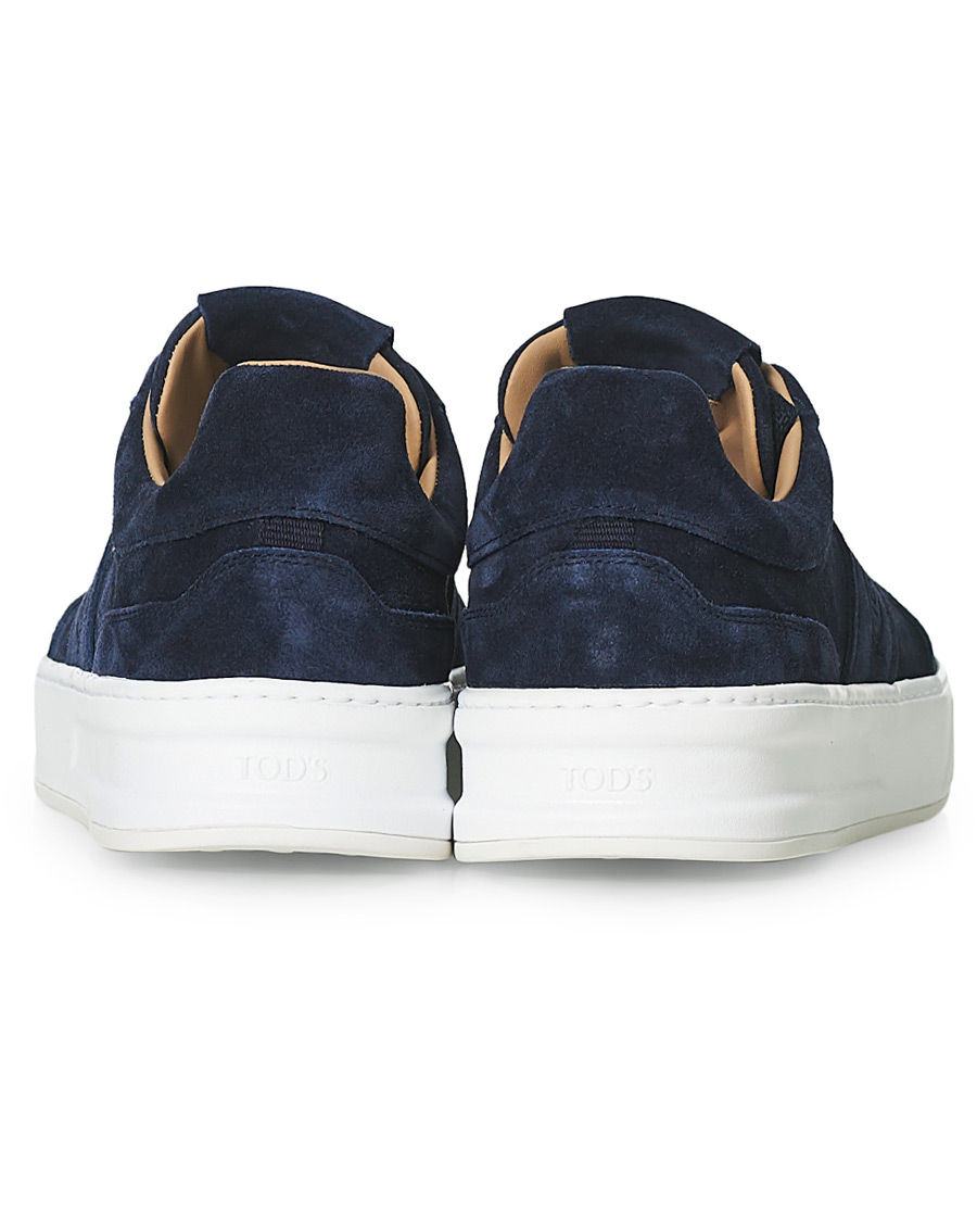 Heren | Tod's Cassetta Alta Sneaker Navy Suede | Tod's | Cassetta Alta Sneaker Navy Suede