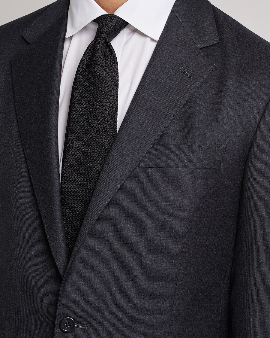 Heren | Polo Ralph Lauren Classic Wool Twill Suit Charcoal | Polo Ralph Lauren | Classic Wool Twill Suit Charcoal
