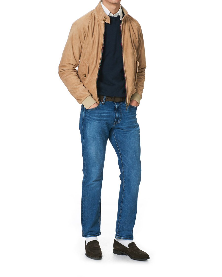 Heren | Jassen | Baracuta | G9 Suede Jacket Sand Stone