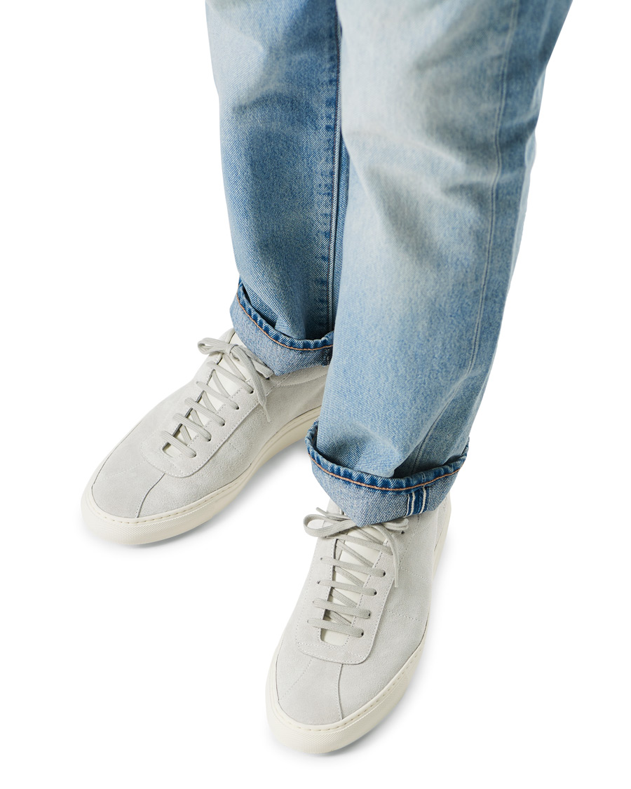 Heren | Common Projects Suede Summer Edition Sneaker Grey | Common Projects | Suede Summer Edition Sneaker Grey