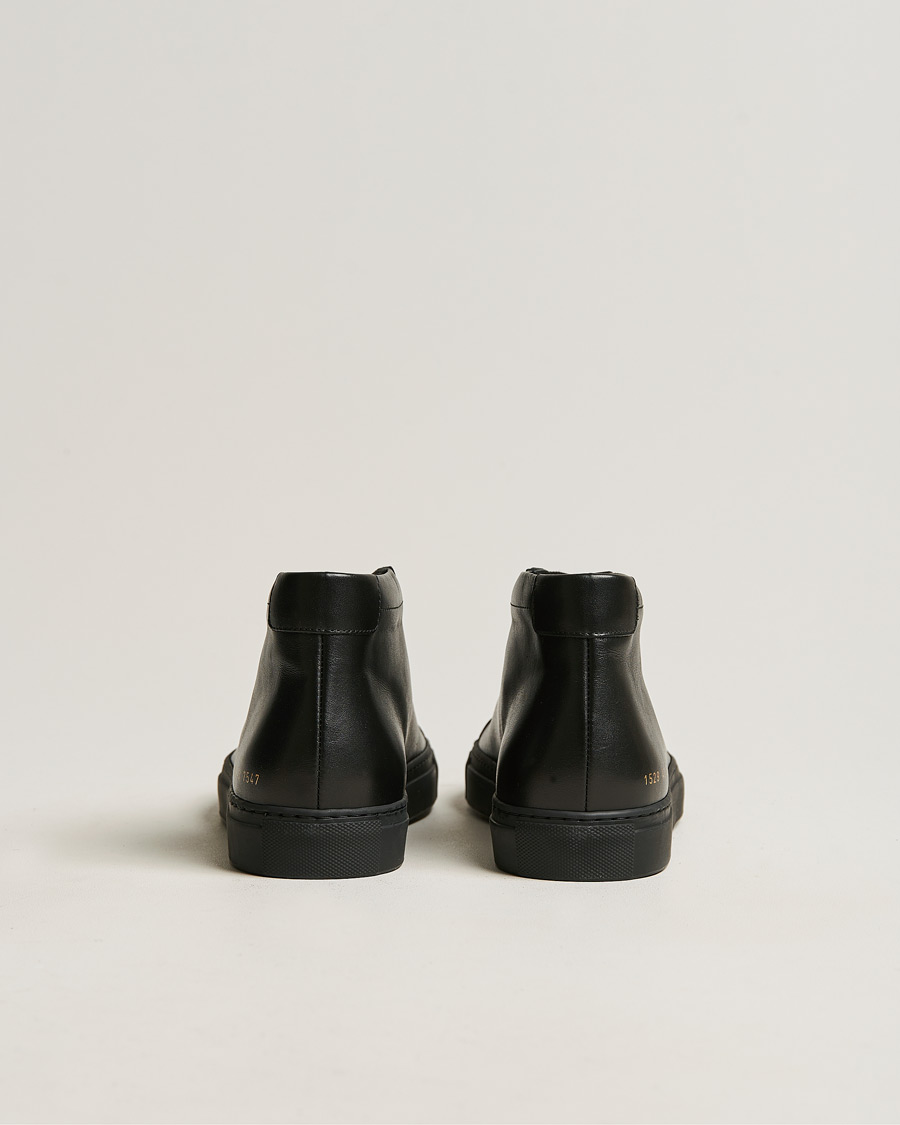 Heren | Common Projects Original Achilles Leather High Sneaker Black | Common Projects | Original Achilles Leather High Sneaker Black