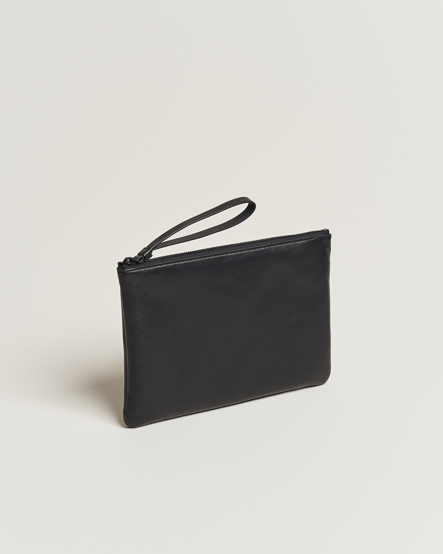 Heren | Common Projects | Common Projects | Medium Flat Nappa Leather Pouch Black