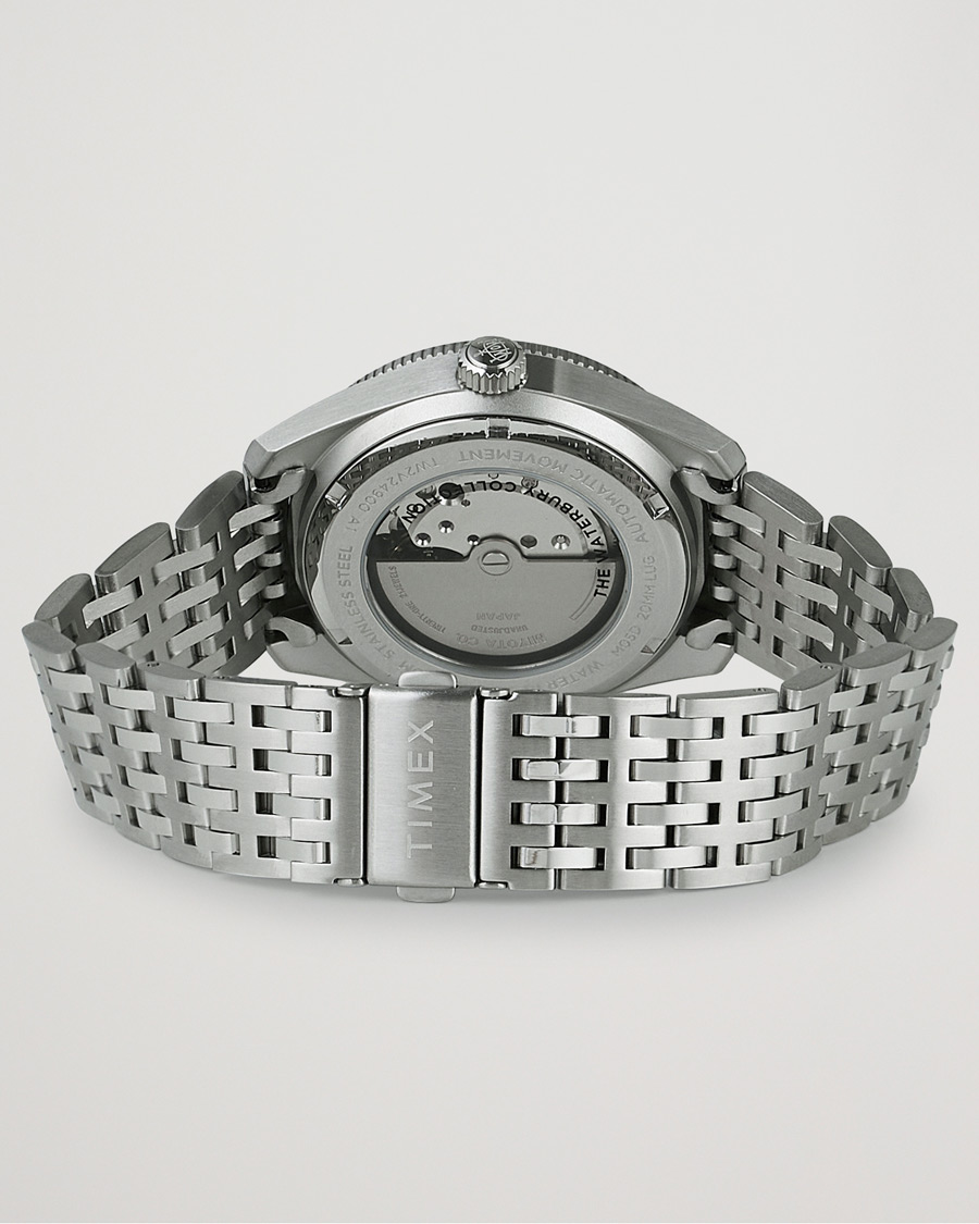Heren | Timex Waterbury Diver Automatic 40mm Steel/Black Dial | Timex | Waterbury Diver Automatic 40mm Steel/Black Dial