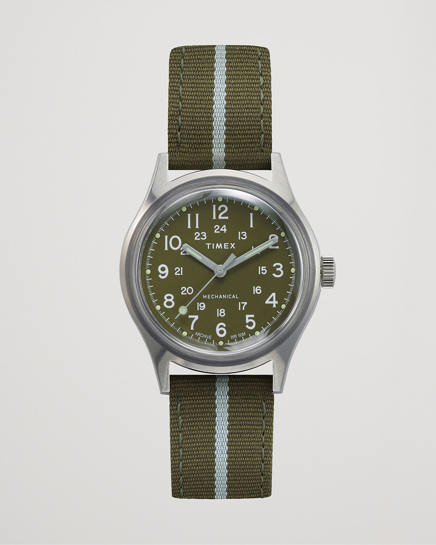 Heren | Timex MK1 Mechanical Watch 36mm Green | Timex | MK1 Mechanical Watch 36mm Green