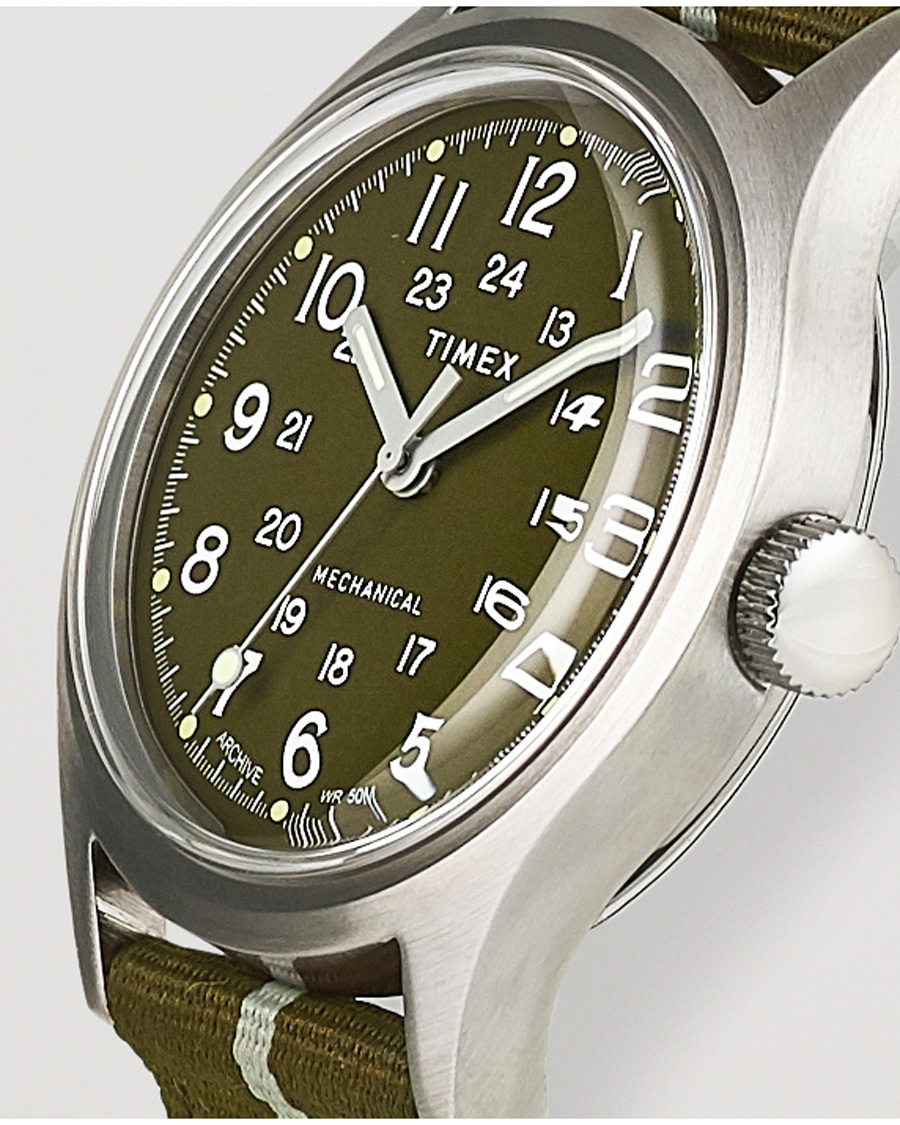 Heren | Timex MK1 Mechanical Watch 36mm Green | Timex | MK1 Mechanical Watch 36mm Green