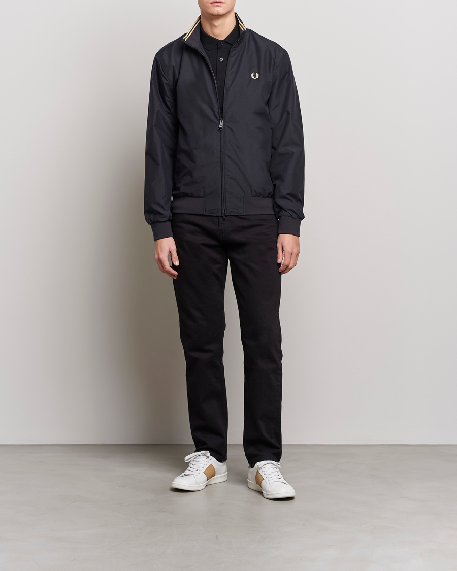 Fred perry half zip hooded brentham jacket clearance